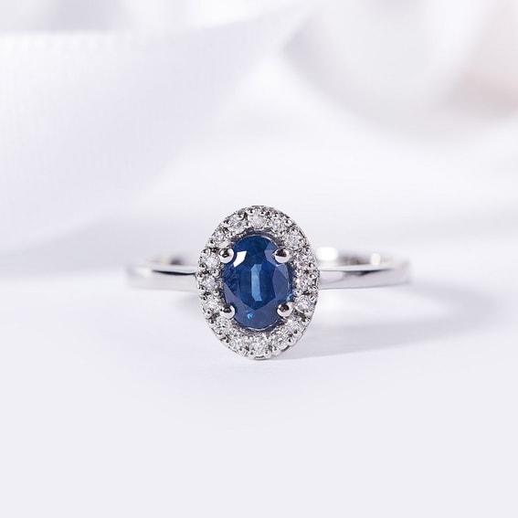 Sapphire, a precious gemstone with the color of the night sky